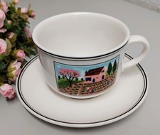 Villeroy& Boch DESIGN NAIF Frühstückstasse mit Unterteller ca 420ml NEU V&B mehr