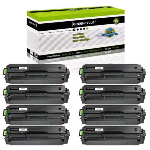 8PK CLT-K504S K504S Black Toner fit for Samsung CLX-4195FN CLX-4195FW SL-C1810W 