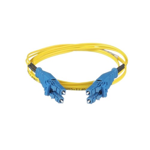 9ft Panduit F92ERQ1Q1SNM003 Duplex LC Push Pull 2-Fiber Patch Cord Riser Yellow - 第 1/2 張圖片