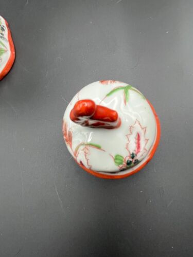 "Tetera de chocolate pintada a mano porcelana vintage japonesa geisha niñas 9,75"" de alto" - Imagen 6 de 8