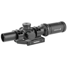 TRUGLO OMNIA 1-4x24mm Rifle Scope Illuminated A.P.T.R. Reticle 30mm Tube Black