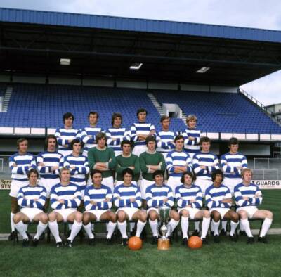 Queens Park Rangers Team Group 1970 Football Club Old Photo