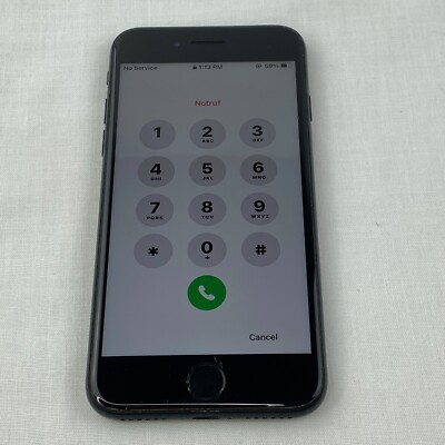 Apple iPhone A2275 SE 2020 2nd Generation Black - Need Passcode - B63