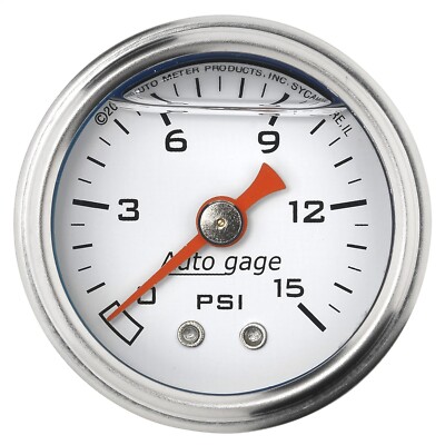 AutoMeter 2175 Sport-Comp Mechanisches Kraftstoffdruck-Manometer