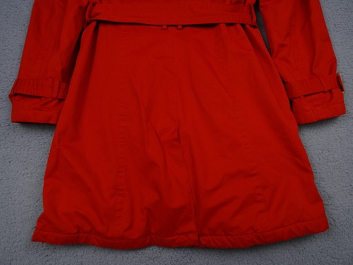 Pendleton Womens Jacket Size Medium Red Critically Seam Sealed Trench Coat - Picture 9 of 20