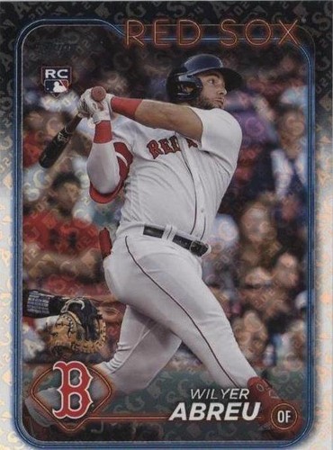 2024 Topps Chrome /25 Wilyer Abreu Rookie Orange Sapphire #672 Rc