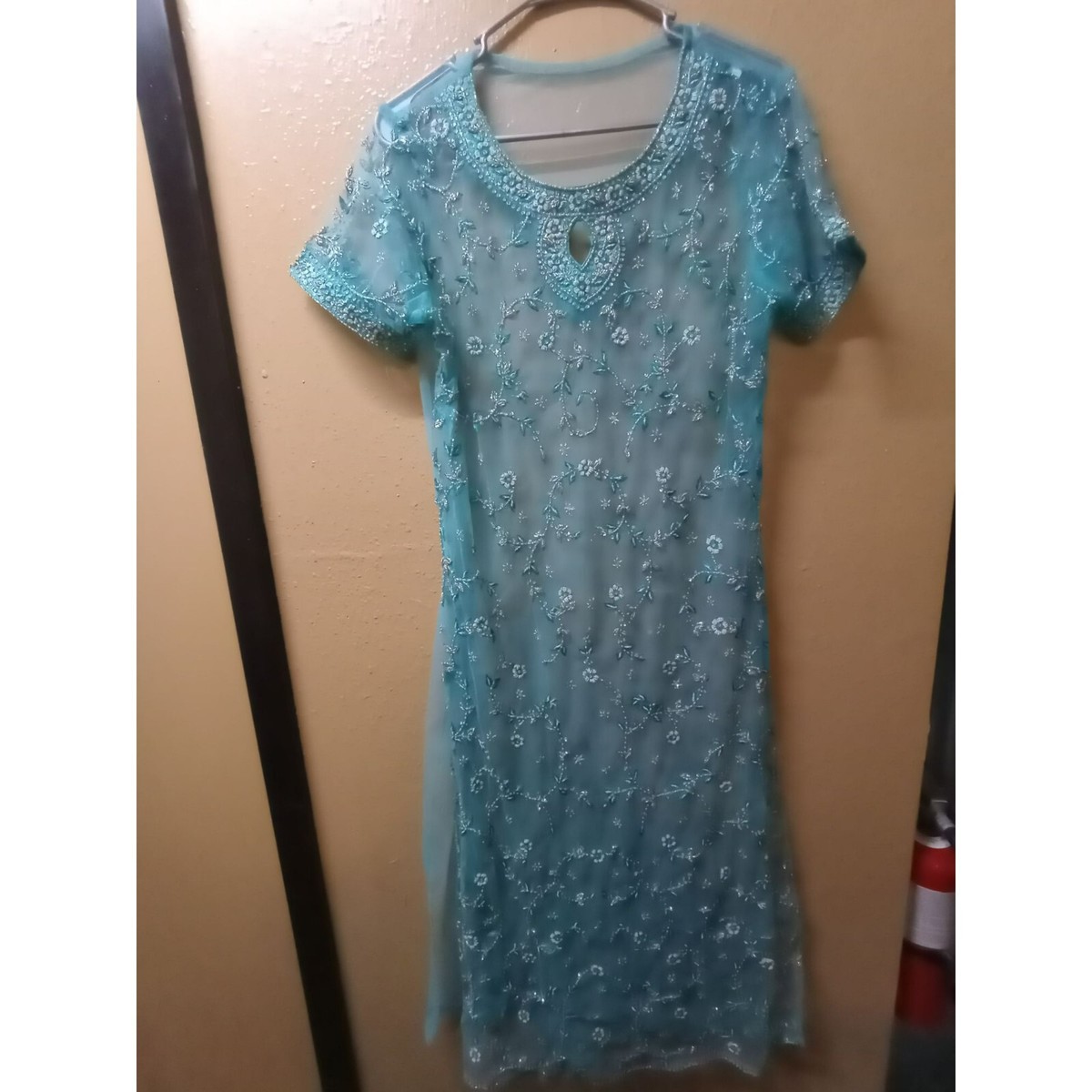indian sheer dress Gorgeous Indian Sheer and Sparkle Dress. Indian Fashion. Indian Dress