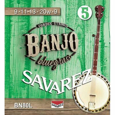 SAVAREZ BN80L Saitensatz für 5-sait. Banjo, Bluegrass, light