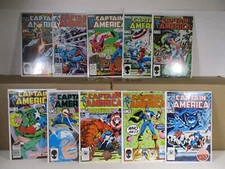 Captain America 301-310 SET Captain Britain! FVF average 1985 Marvel (s 14961)