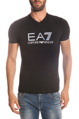 Emporio Armani Men's Cotton Sweatshirt T Shirt Black 2739116P206 20