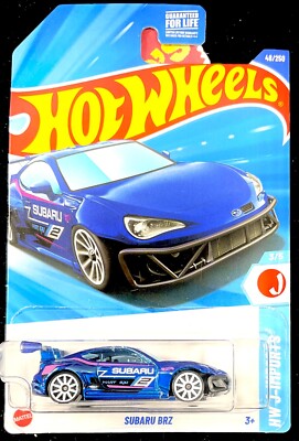 2025 HOT WHEELS SUBARU BRZ HW J-IMPORTS SERIES 3/5 48/250 Blue Metallic JDM