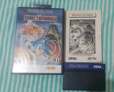 Sonic spinball Complete master system Brazil tectoy exclusive