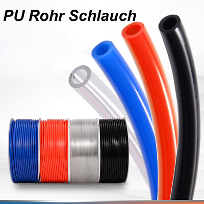 Hochwertiger Pneumatikschlauch PU Polyurethan 4mm bis16 mm viele Farben