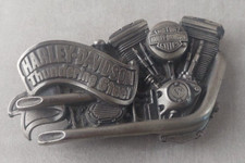 Ancienne boucle de ceinture, Harley Davidson, Thundering Steel, 1991
