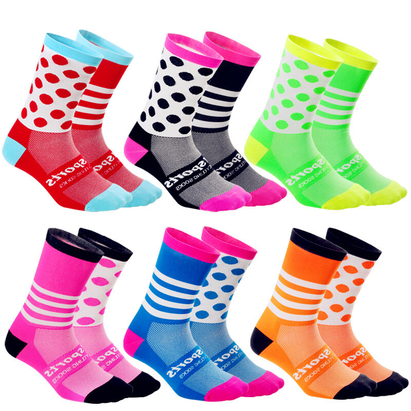 Men Women Compression Sports Socks Cycling Socks Riding Sporting
