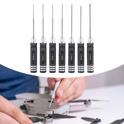 Rc Setting Tool 7Pcs RC Hex Driver Set Hand Tool Set RC Tool Kits for RC Boat Aircraft ...