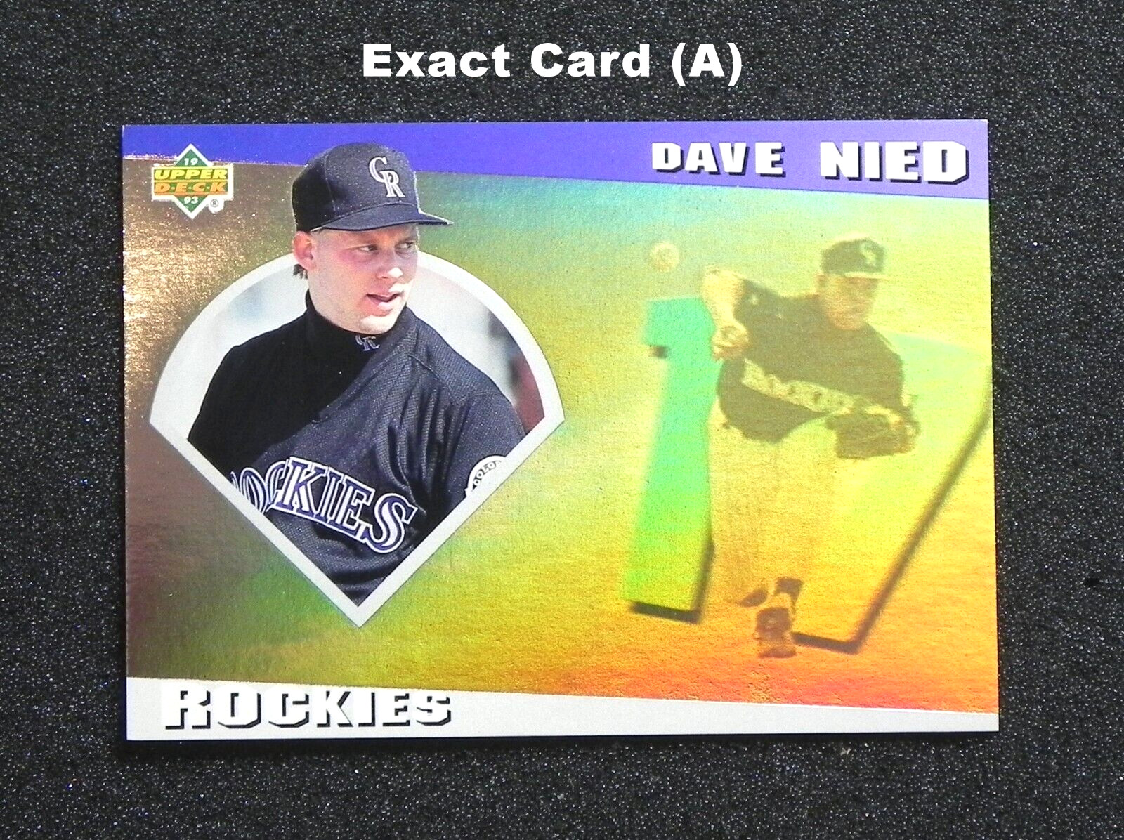 Dave Nied 1993 Upper Deck Diamond Gallery Hologram Card #23 _ Card (A)