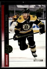 2020-21 Upper Deck UD Exclusives Chris Wagner /100 Boston Bruins #512