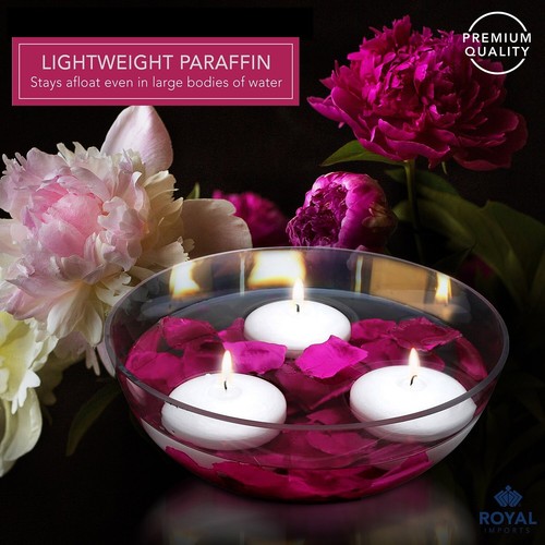 Royal Imports Floating Candles, Unscented Dripless Wax Discs, for Centerpiece... - Picture 3 of 7
