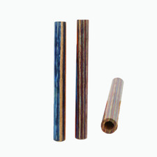 Replacement Colored Wood Handle 6-inch 9/16" od 3/8" id open on one end