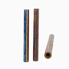 Replacement Colored Wood Handle 6-inch 9/16" od 3/8" id open on one end 