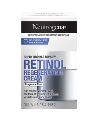 $33.55 Neutrogena Rapid Wrinkle Repair Regenerating Face Cream 0.5 Oz