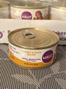 halo wet dog food