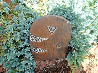 MITTELGROSSE FEE/PIXIE MAGISCHE TÜR GARTEN ORNAMENT 