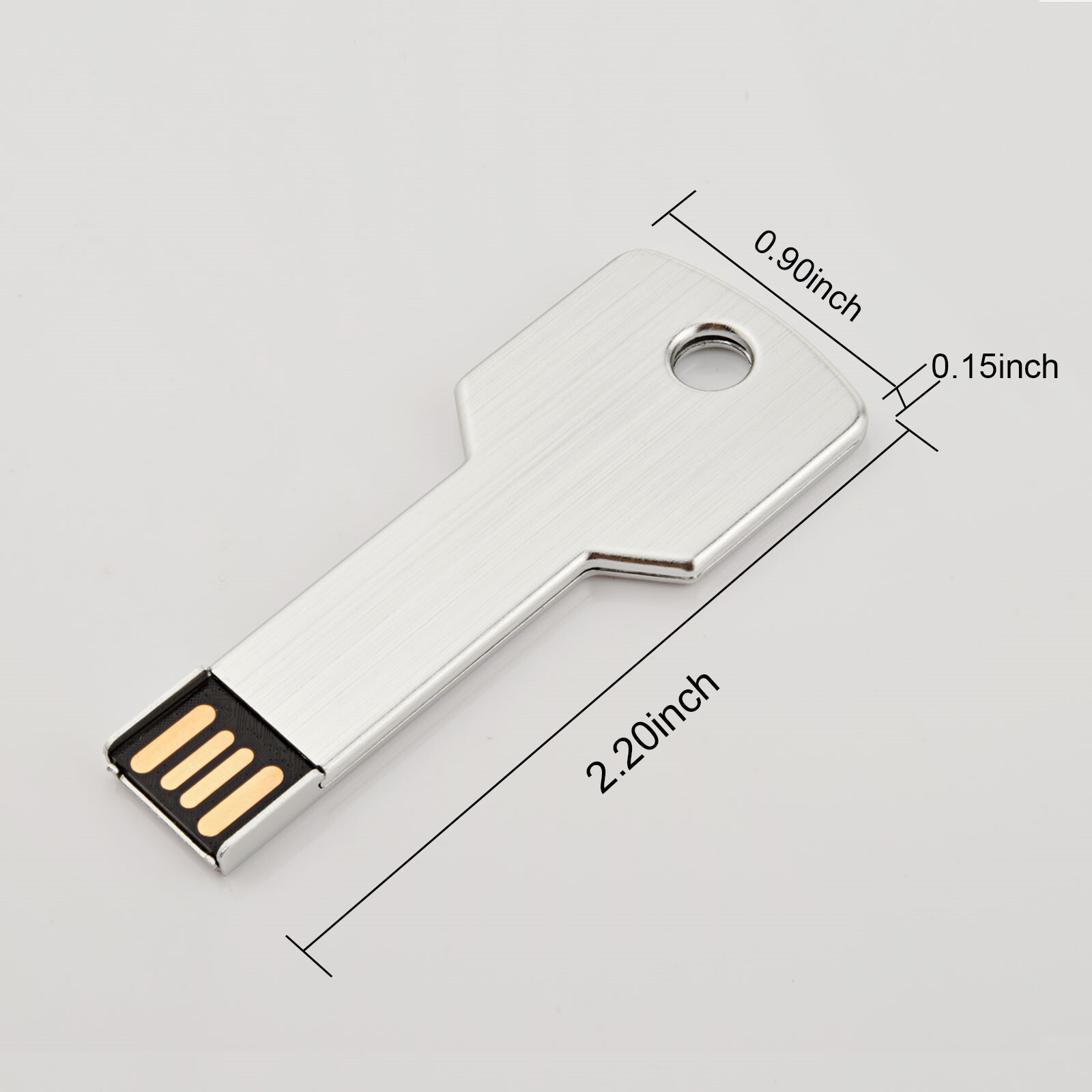 Memorias USB 2.0 Key Shape de 64GB, paquete de memorias USB tipo llave, imagen 6