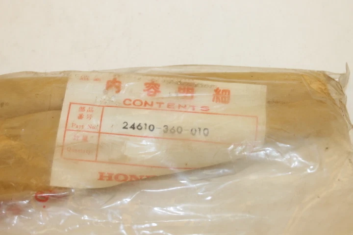 Eje de cambio de marchas Honda 74-78 CR125 CR125M MR175 MT125 24610-360-010 NUEVO DE STOCK Foto 3 de 4