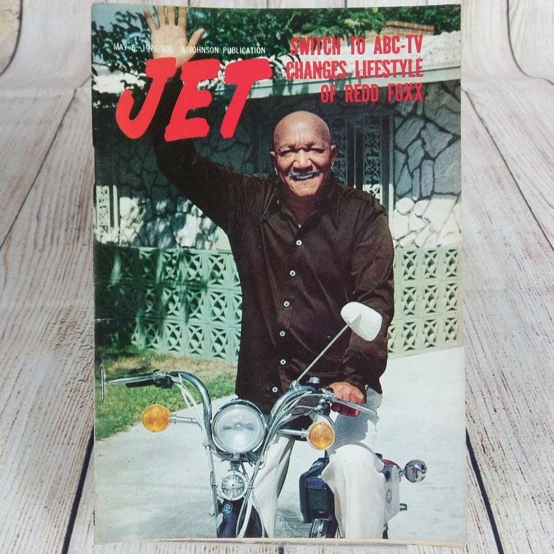 JET MAGAZINE | MAY 6, 1976 | SWITCH TO ABC-TV CHANGES LIFESTYLE OF REDD FOXX