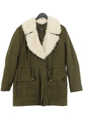 Limited Women's Jacket Uk 12 Green Cotton With Polyamide, Polyester Overcoat