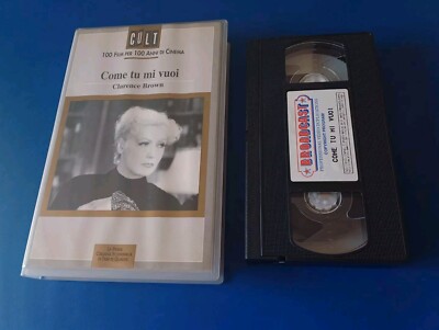 'Wie du mich willst' von Clarence Brown (1932) (vhs) (Garbo, Duglas)