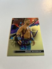 Drake Maverick WWE Signed 2021 Topps Finest Card # 82