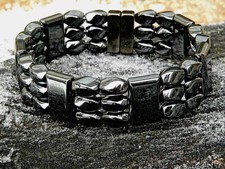 Men  s Women  s Magnetic Therapy Bracelet Anklet Necklace 3 Row AAA Triple Power
