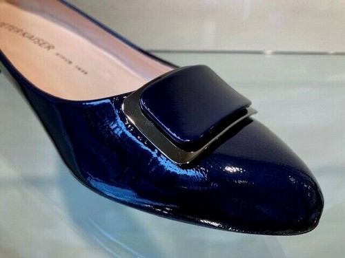 REDUCED!!! Peter Kaiser 'Jamba' Women's Patent Leather Low Shoes, Black or Navy - Picture 15 of 15