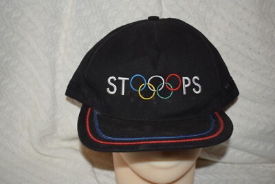HUF STRAPBACK CAP BASEBALL SCHWARZ STOOOOPS OLYMPICS SELTEN RETRO