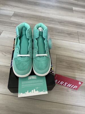 Size 11 - Jordan Air Ship PE SP x Corporate Mid Light Menta