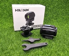 Holosun SCRS Solar Charging System 2 MOA Red Dot Rifle Sight - SCRS-RD-2