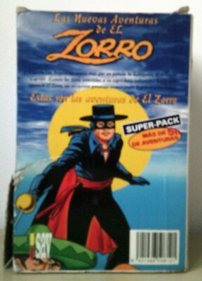 VHS.Las nuevas aventuras del Zorro.Box 5 cintas.(ideal coleccionistas) Sav.