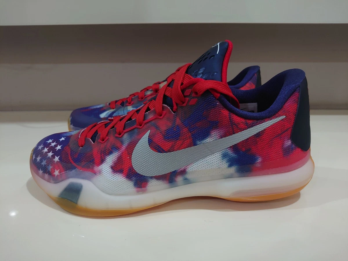 DS 2015 Nike Kobe X 10 EP INDEPENDENCE DAYS sz 10 Mamba 745334-604