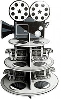 Fun Express Movie Reel Cupcake Holder Foam For Your Oscar Party Novelty, 12 X Fun Express Movie Reel Cupcake Holder Foam For Your Oscar Party Novelty, 12 X