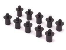 5V / 12V Black Rubber Power Plug Anti Dust Covers - 50pcs