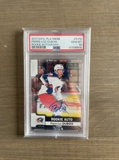 Pierre-Luc Dubois OPC Platinum Rookie Auto PSA 10 Columbus Blue Jackets POP 11