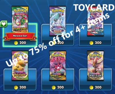 Pokémon TCG PTCGO ONLINE CODE  - Pick your Code message in 12 Hrs  up to 80% off