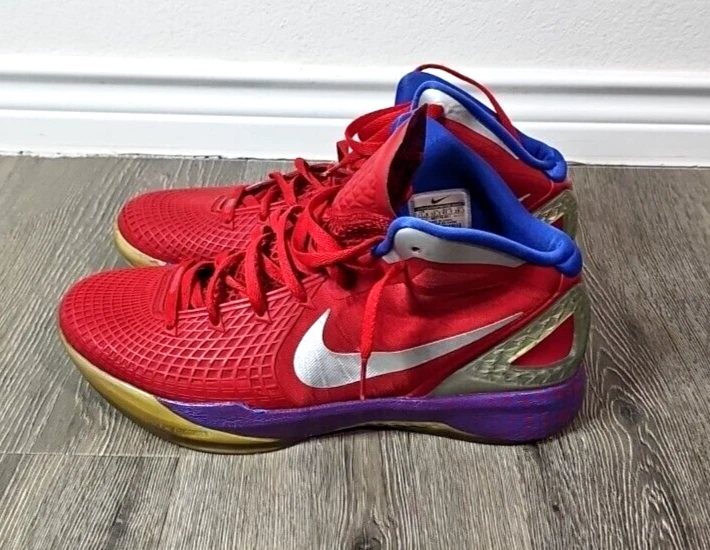 Nike 2011 Zoom Hyperdunk Supreme Clippers Blake Griffin 11,5 rouge bleu 469776 ~ 601