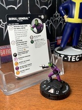 Marvel Heroclix Skrull General 040 Rare With Card Fantastic Four Set