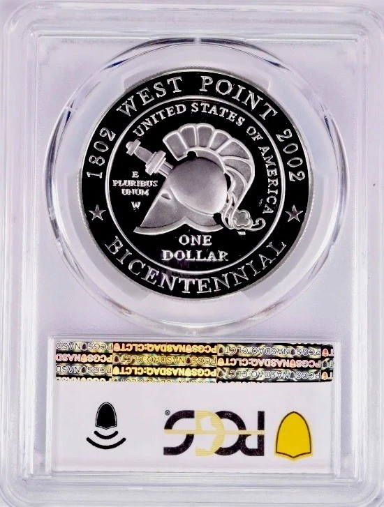 2002 WEST POINT Silver Dollar $1 PCGS PR70 💥FLAWLESS QUALITY💥 - Image 2 of 4