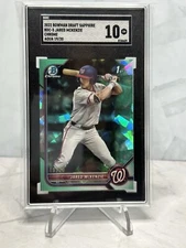 2022 Bowman Draft Sapphire #BDC-5 Jared McKenzie Aqua Refractor /20 SGC 10