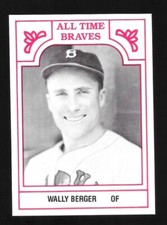 1986 TCMA All Time Braves Wally Berger  6B